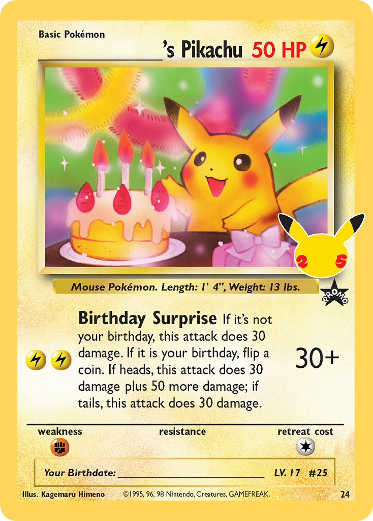 _____'s Pikachu CEL25 24A