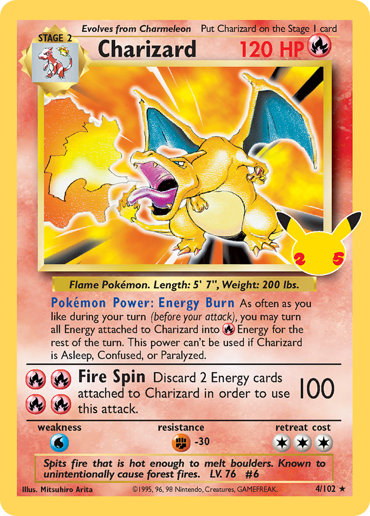 Charizard CEL25 4A