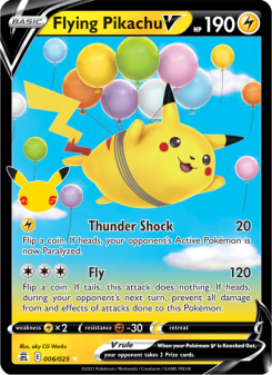 Flying Pikachu V CEL25 6