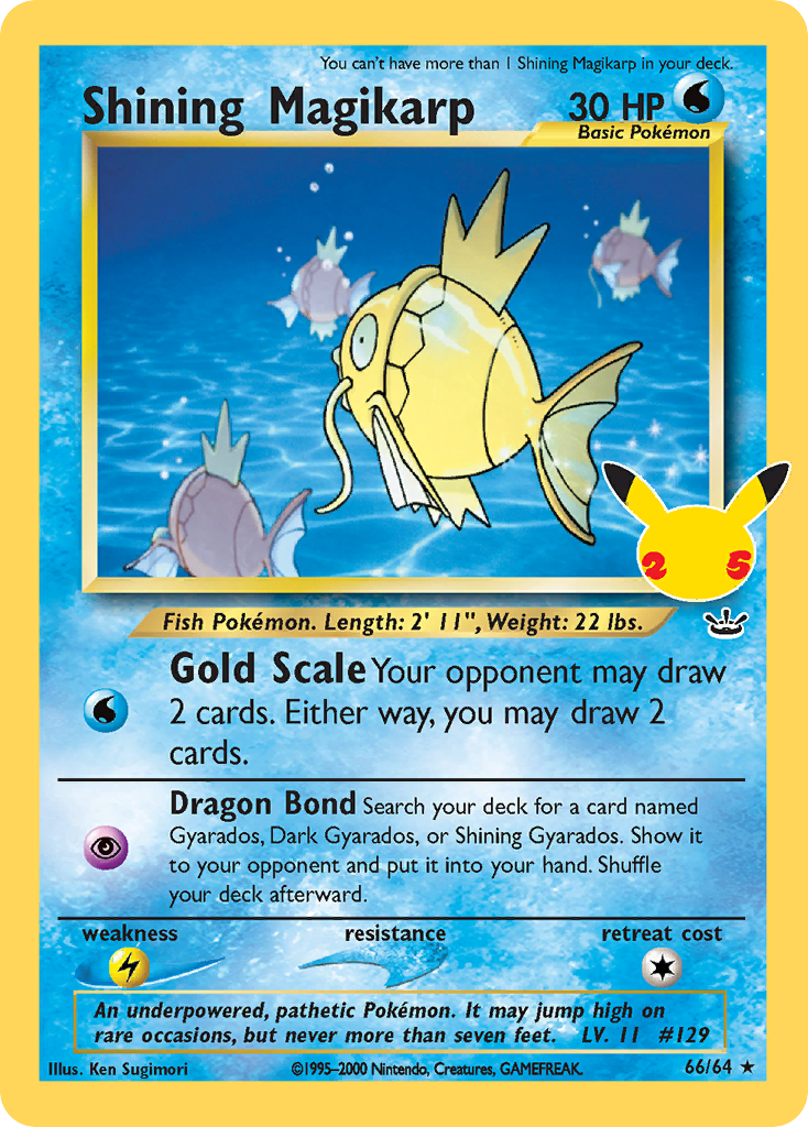 Shining Magikarp CEL25 66A