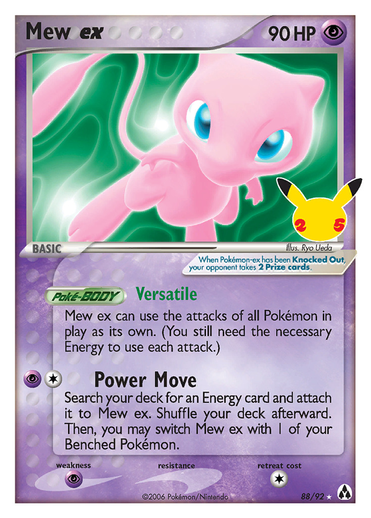Mew ex CEL25 88A