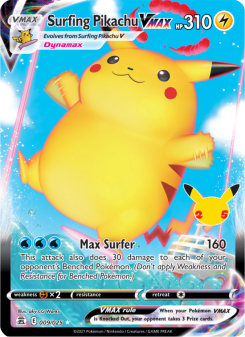 Surfing Pikachu VMAX CEL25 9