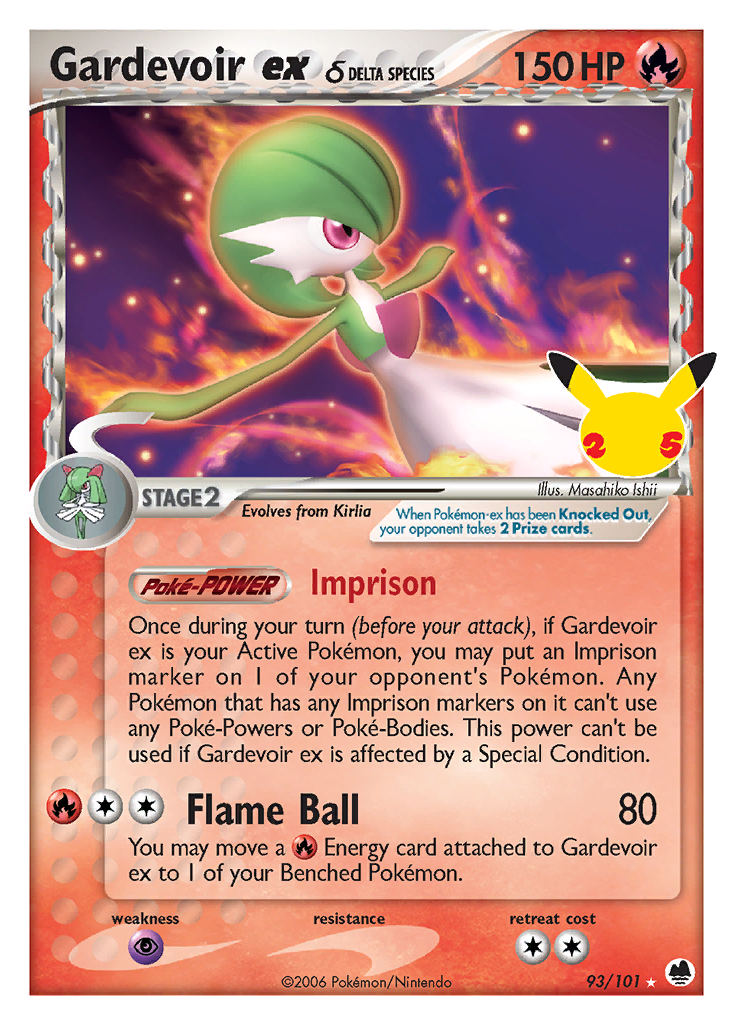 Gardevoir ex CEL25 93A