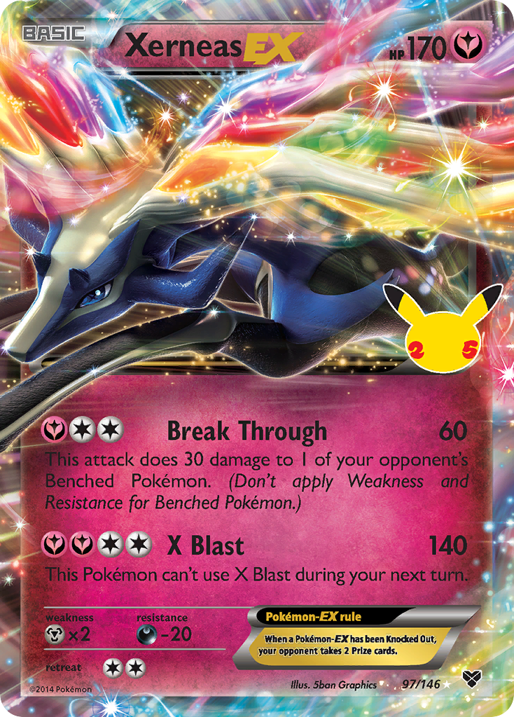 Xerneas EX CEL25 97A