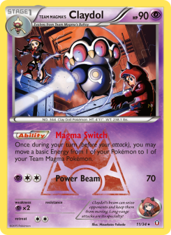 Team Magma's Claydol DC1 11