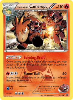 Team Magma's Camerupt DC1 2