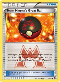 Team Magma's Great Ball DC1 31