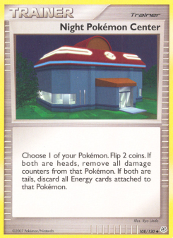 Night Pokémon Center DP 108