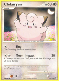 Clefairy DP 77
