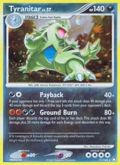 Tyranitar MT 17