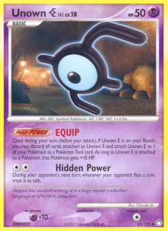 Unown E MT 65