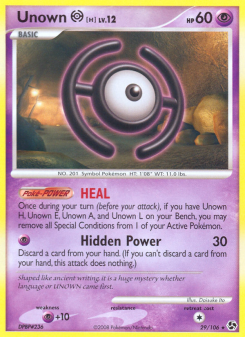 Unown H GE 29