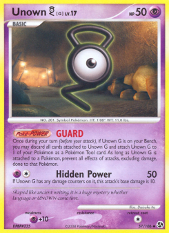 Unown G GE 57