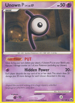 Unown P MD 33