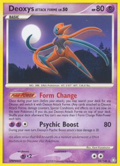 Deoxys Attack Forme LA 24