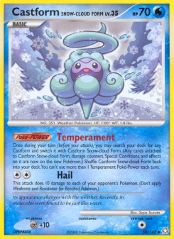 Castform Snow-cloud Form LA 50