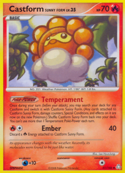 Castform Sunny Form LA 51