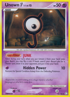 Unown J LA 76