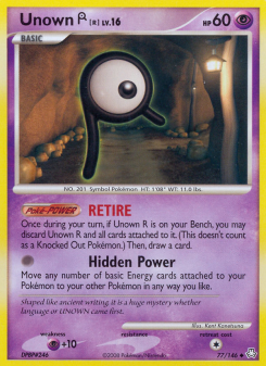 Unown R LA 77