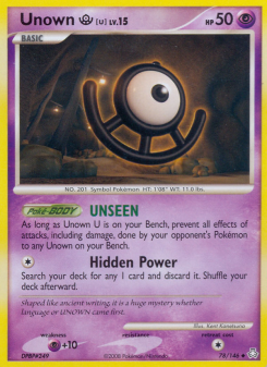 Unown U LA 78