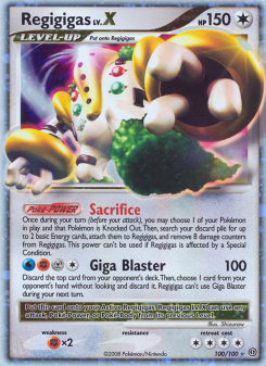 Regigigas SF 100