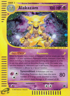 Alakazam ECARD1 1