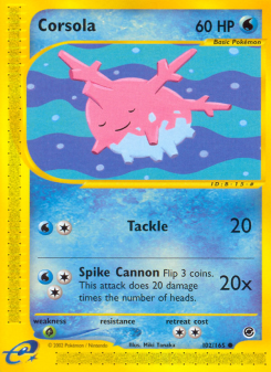 Corsola ECARD1 102