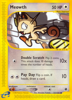 Meowth ECARD1 121