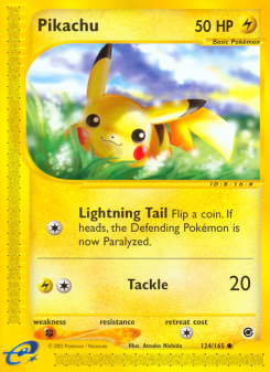 Pikachu ECARD1 124