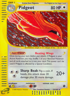 Pidgeot ECARD1 23