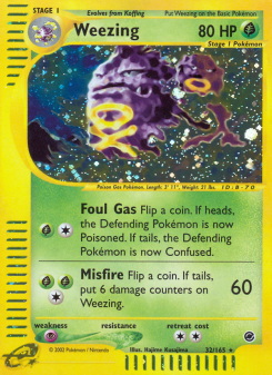Weezing ECARD1 32