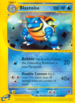 Blastoise ECARD1 36