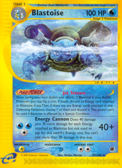 Blastoise ECARD1 37
