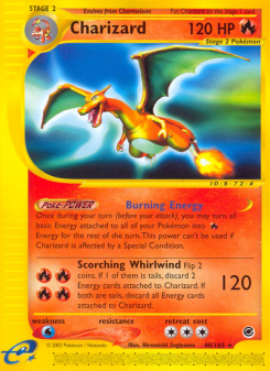 Charizard ECARD1 40