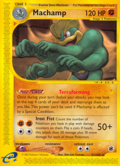 Machamp ECARD1 51