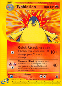 Typhlosion ECARD1 64