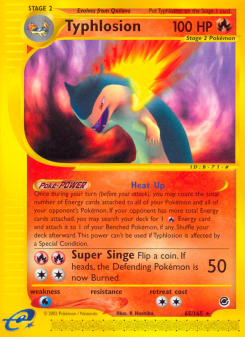 Typhlosion ECARD1 65