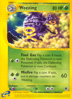 Weezing ECARD1 70