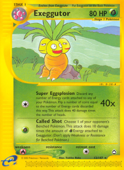 Exeggutor ECARD2 12