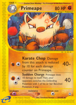 Primeape ECARD2 29