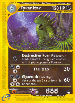 Tyranitar ECARD2 40