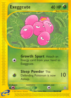 Exeggcute ECARD2 76