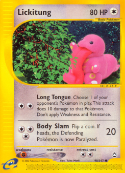 Lickitung ECARD2 90