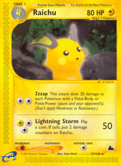 Raichu ECARD3 27