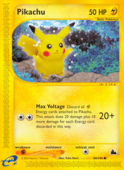 Pikachu ECARD3 84
