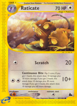 Raticate ECARD3 89