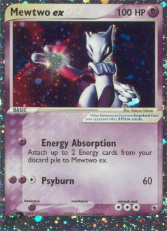 Mewtwo ex #101 — Rubino & Zaffiro