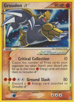 Groudon Star DS 111