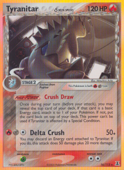 Tyranitar δ DS 16