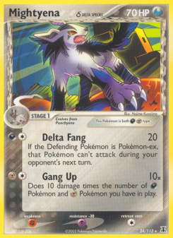 Mightyena δ DS 24